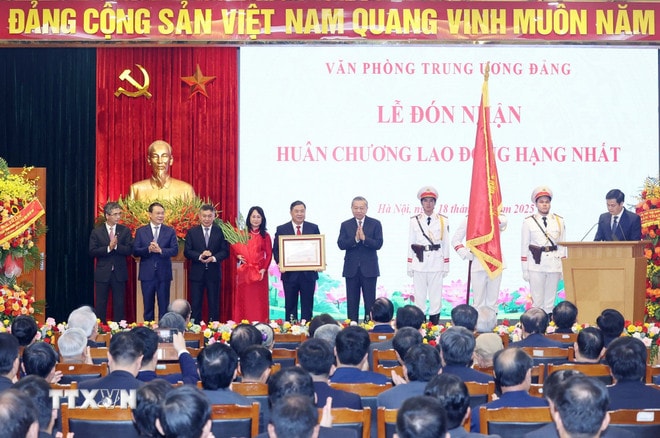 Tổng Bí thư Tô Lâm: Văn phòng Trung ương Đảng cần đóng vai “nhạc trưởng”- Ảnh 3.