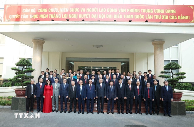 Tổng Bí thư Tô Lâm: Văn phòng Trung ương Đảng cần đóng vai “nhạc trưởng”- Ảnh 4.