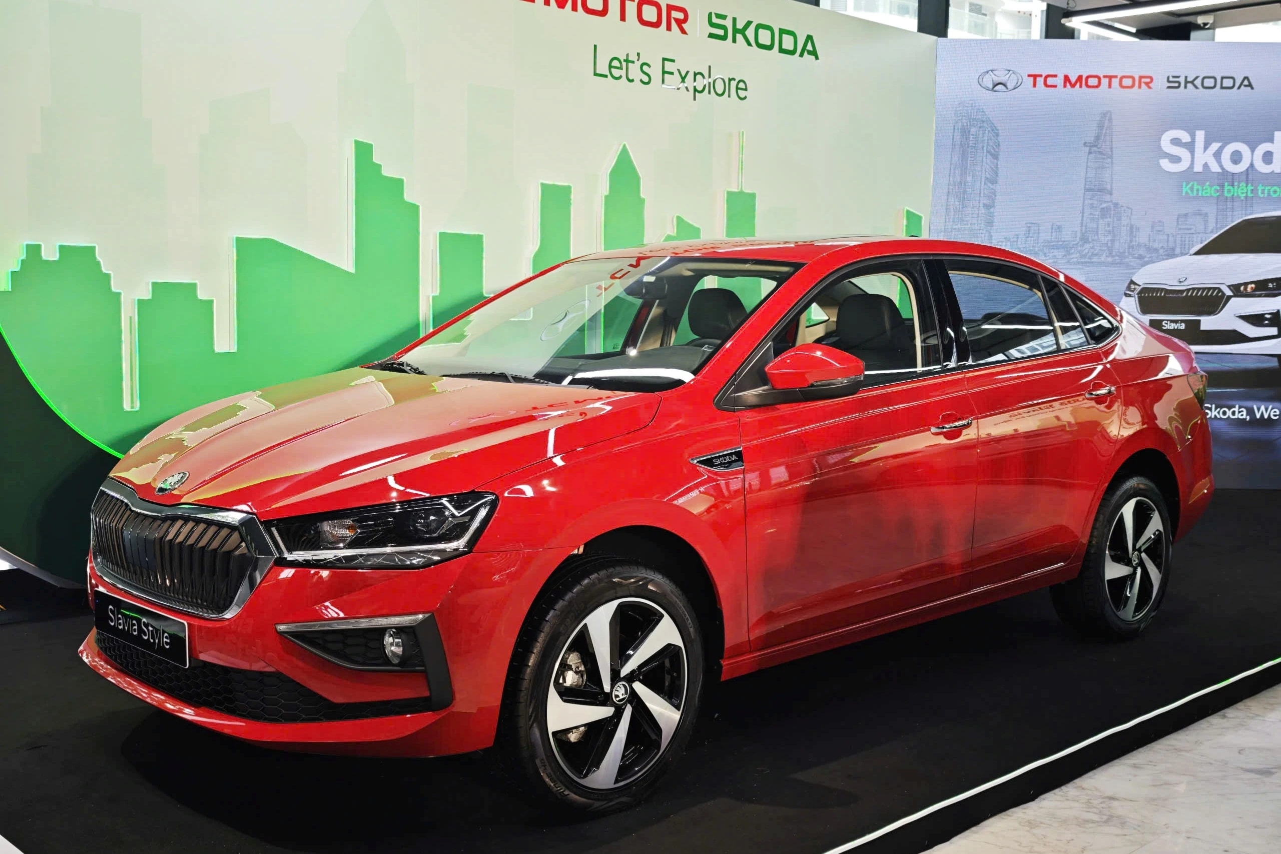 Skoda Slavia, một mẫu sedan mới gia nhập thị trường Việt Nam.