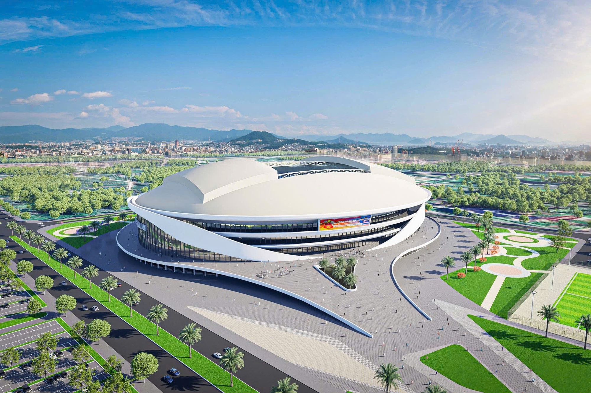 Tổng Bí thư Tô Lâm dự lễ khởi công xây dựng sân vận động tiên tiến hàng đầu thế giới- Ảnh 12.