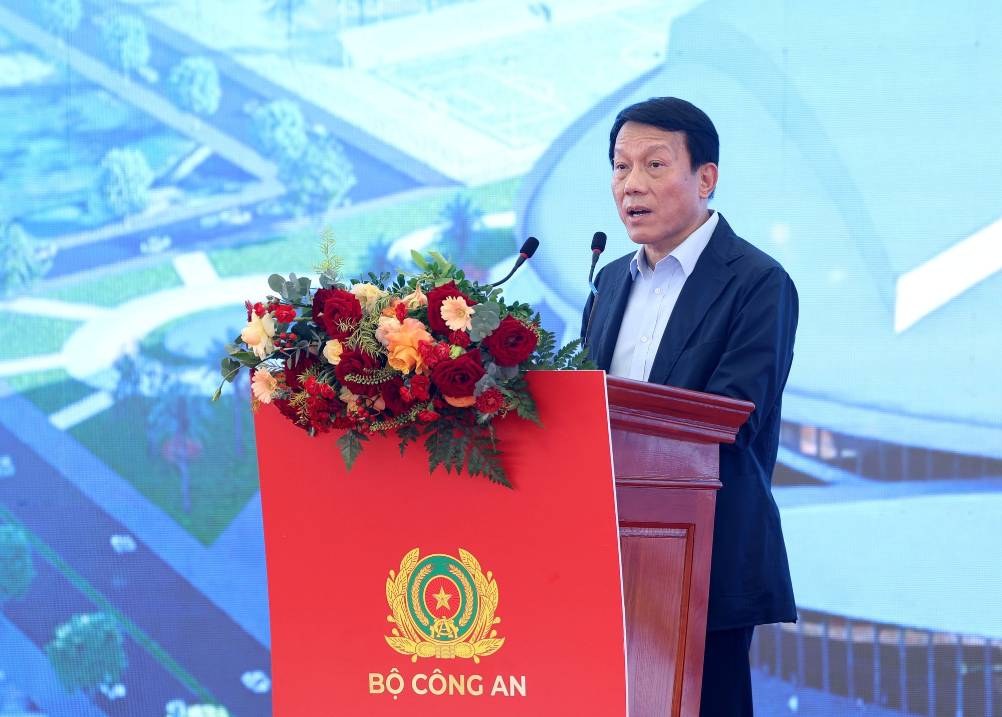 Tổng Bí thư Tô Lâm dự lễ khởi công xây dựng sân vận động tiên tiến hàng đầu thế giới- Ảnh 7.