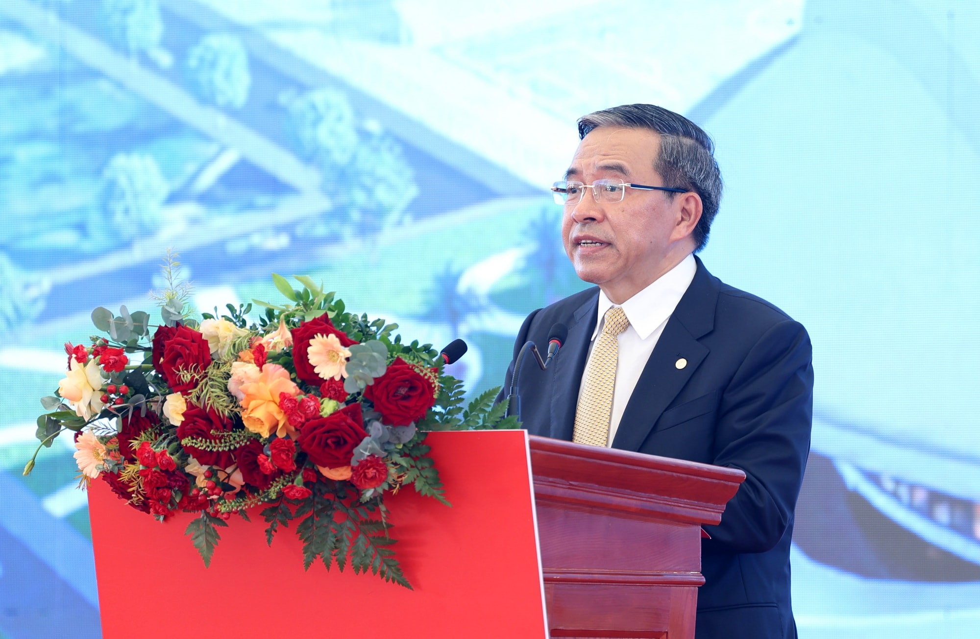 Tổng Bí thư Tô Lâm dự lễ khởi công xây dựng sân vận động tiên tiến hàng đầu thế giới- Ảnh 8.