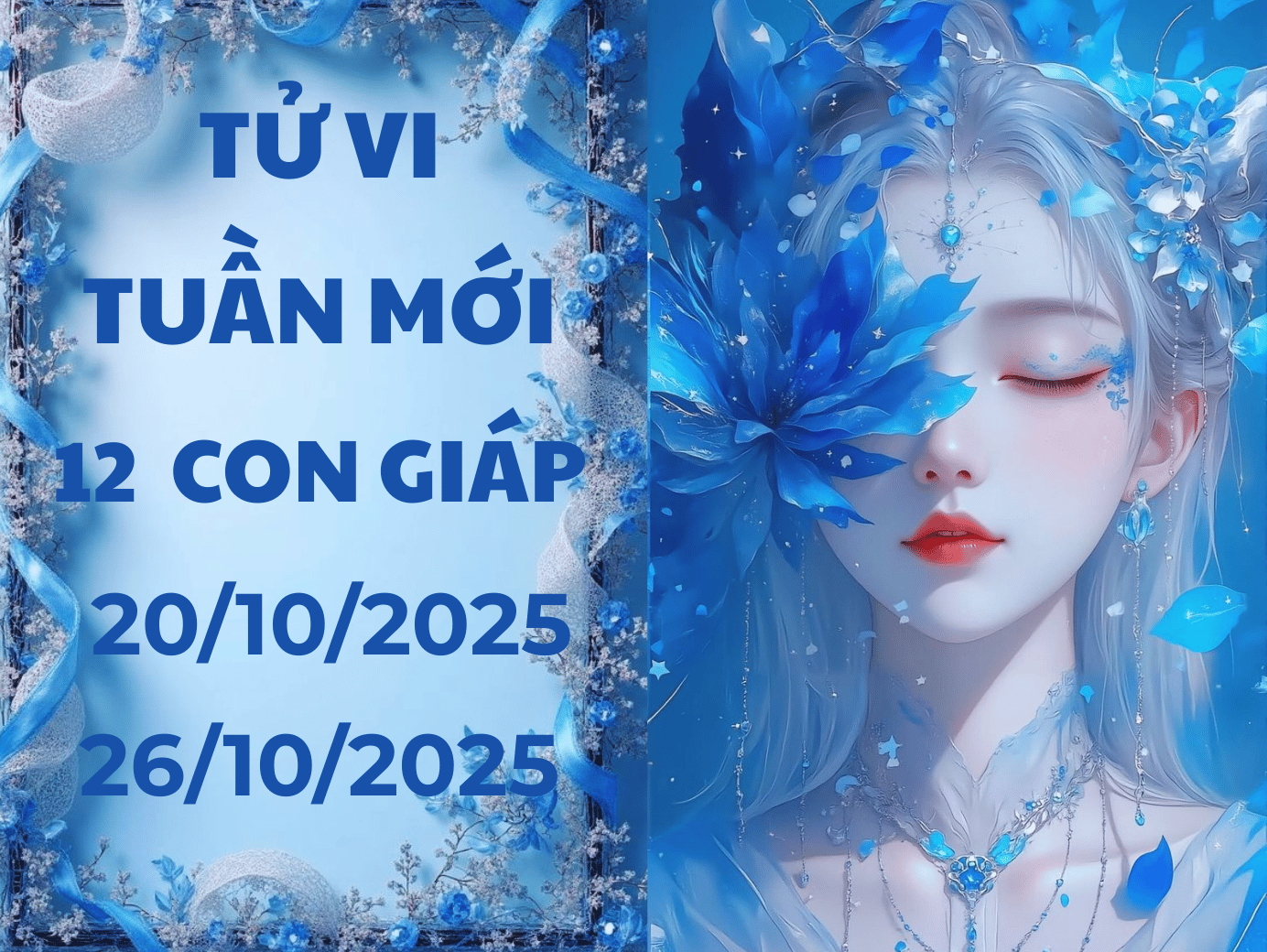Tử vi tuần mới từ ngày 20/10 đến 26/10/2025 của 12 con giáp