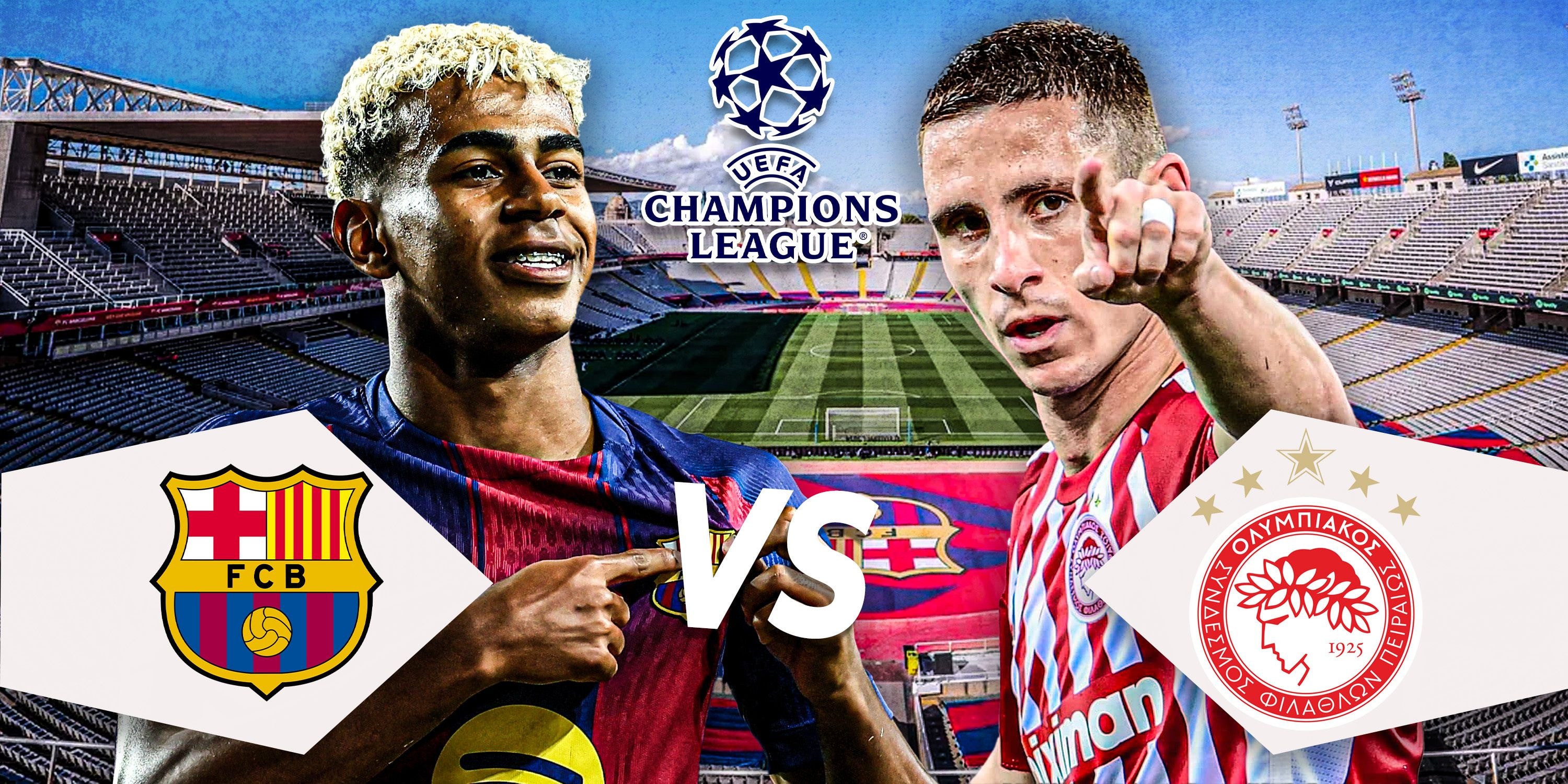 Barcelona vs Olympiacos Lineups: Team News, Predicted Starting XI for Champions League Game