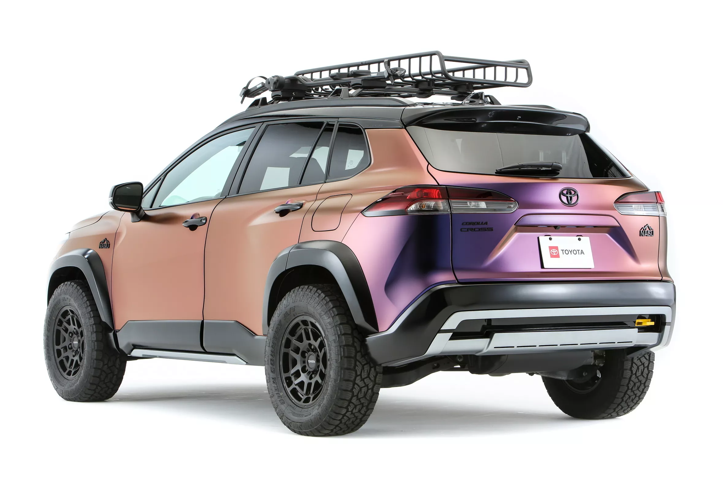 Bodykit va den phu tro tren Corolla Cross Nasu Edition