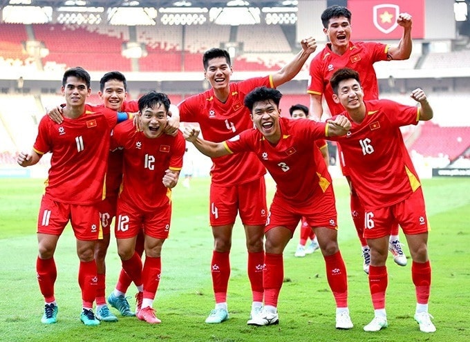 U22 Việt Nam đặt mục tiêu bảo vệ HCV bóng đá nam SEA Games 33. Nguồn- bongdaplus.vn