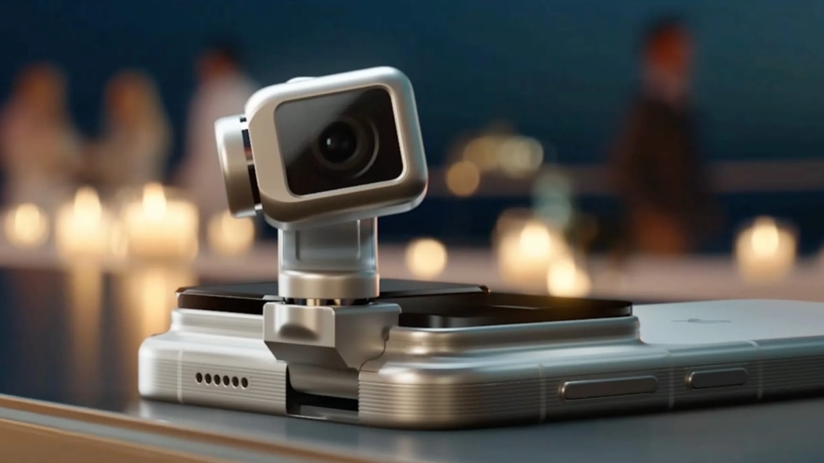 Robot Phone, một concept smartphone độc đáo với cánh tay camera gimbal