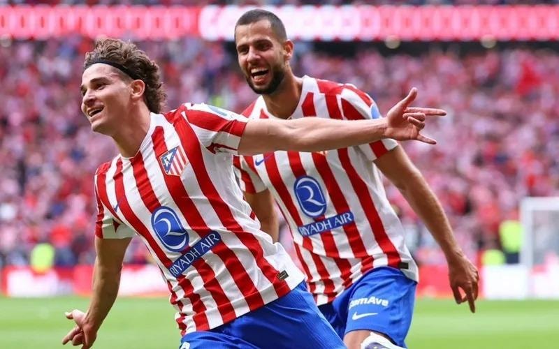 Julian Alvarez hiện đang là ngòi nổ số 1 trên hàng công của Atletico Madrid (Ảnh: Marca).