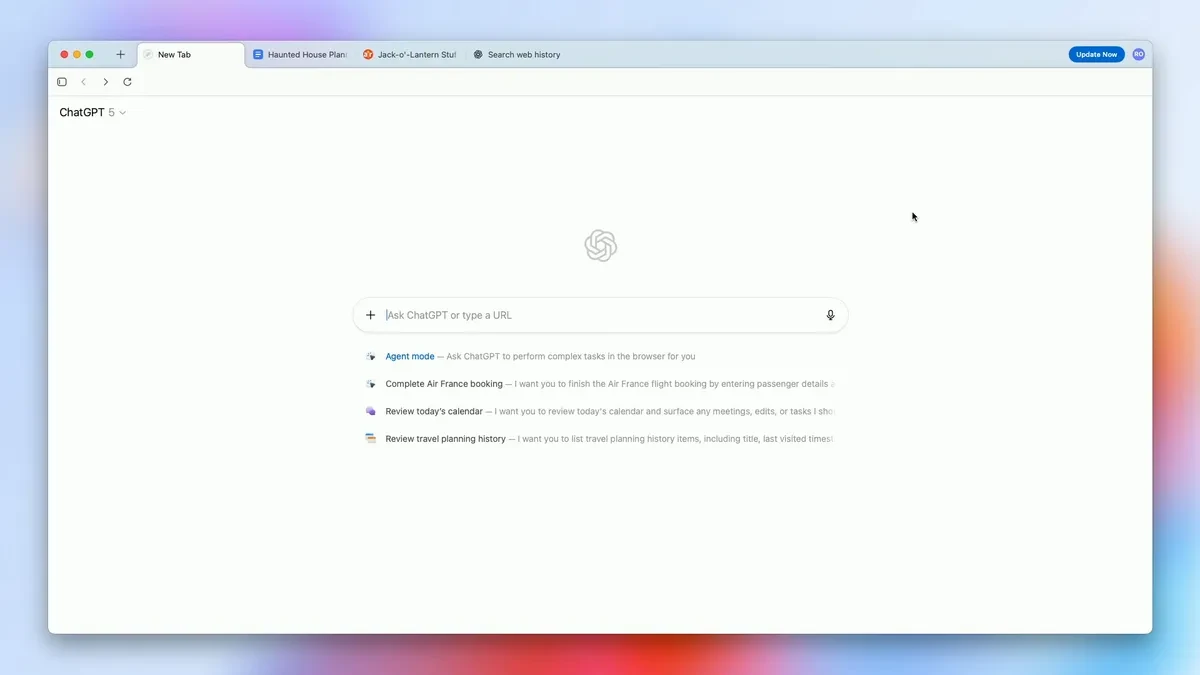 Trinh duyet ChatGPT Atlas 1