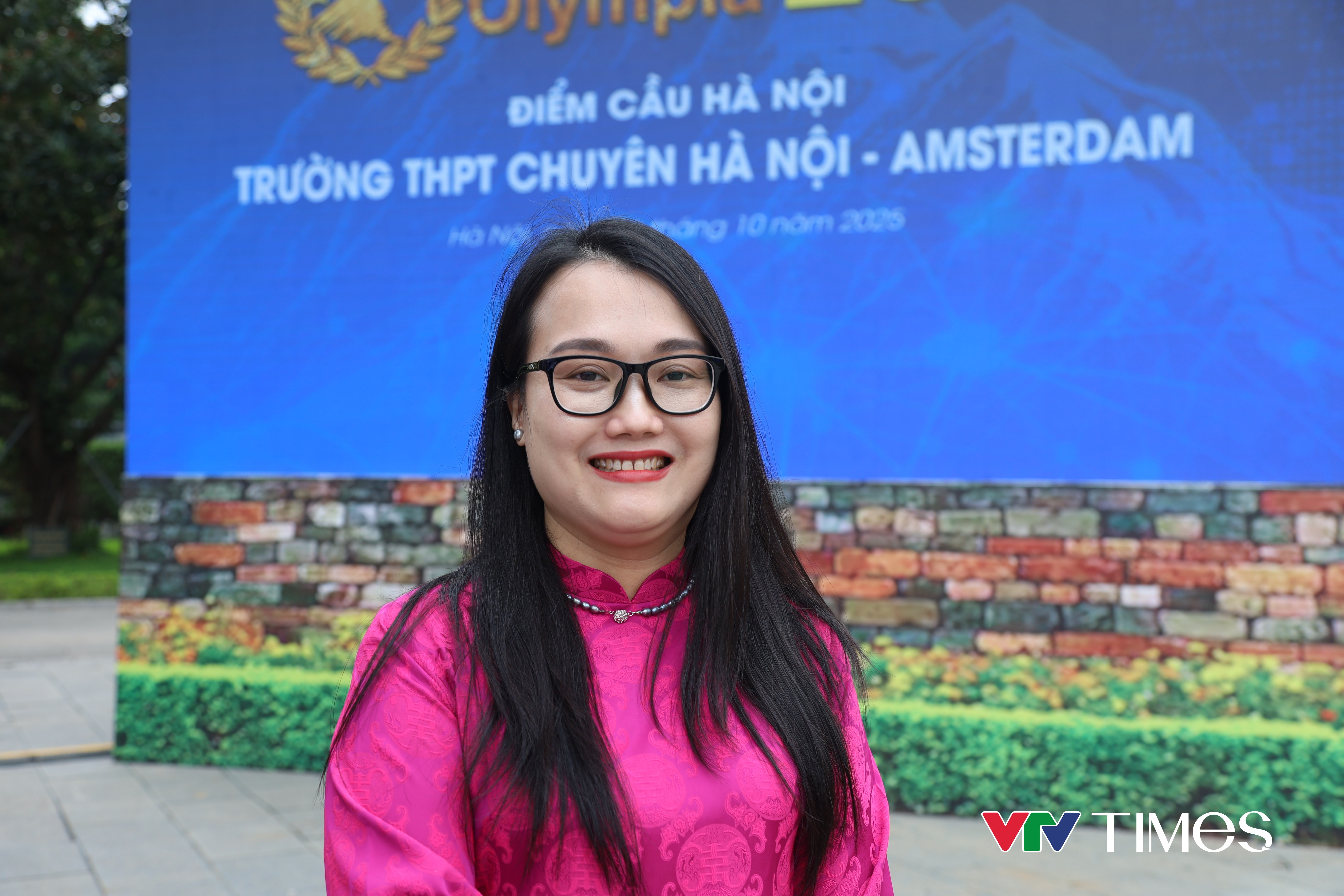 Cô Lê Thái Hoa chia sẻ trong buổi tổng duyệt tại điểm cầu Hà Nội.