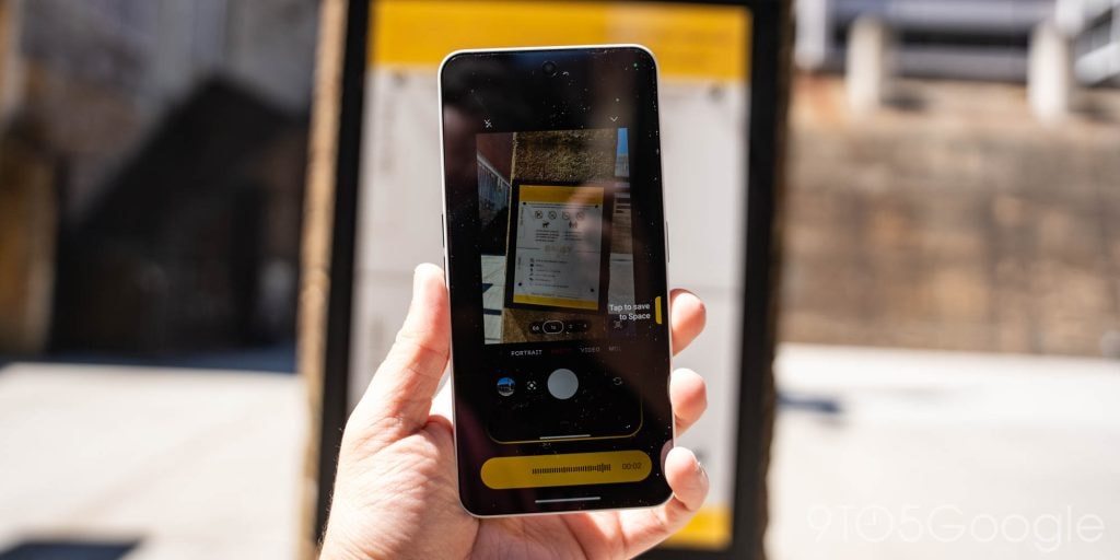 Giao diện tính năng AI Essential Space trên Nothing Phone (3a).