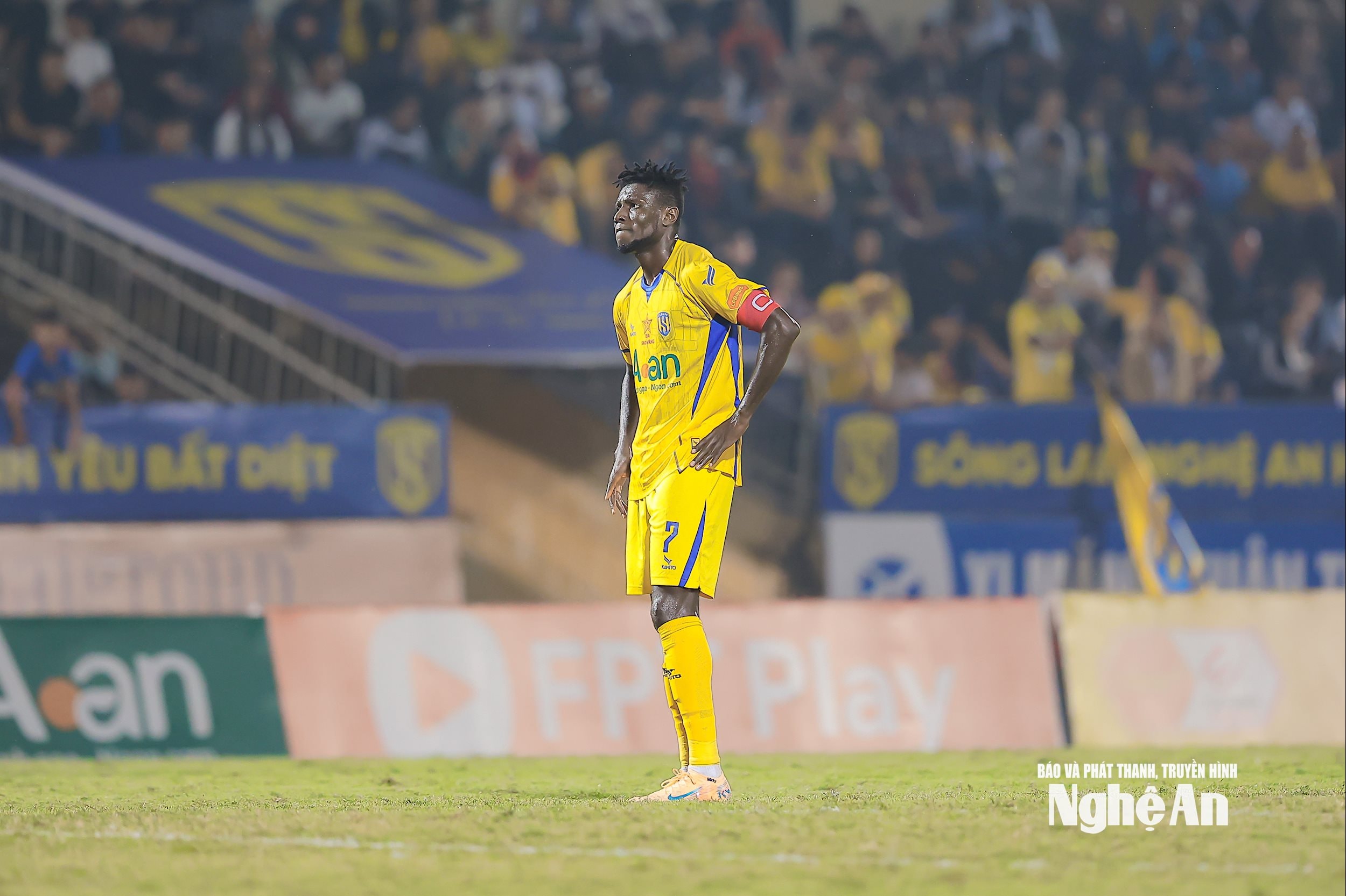 Sông Lam Nghệ An đã có 6 trận liên tiếp chưa biết đến mùi chiến thắng. Ảnh: Xuân Thủy