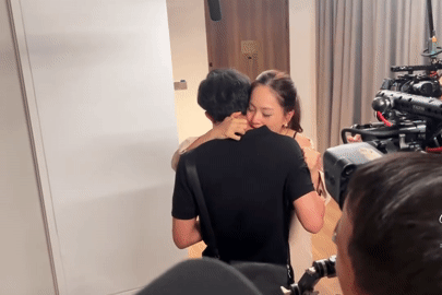 Hậu trường cảnh quay giữa Lan Phương và Doãn Quốc Đam