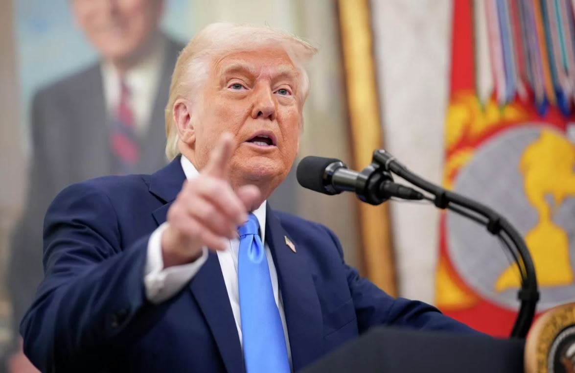 Tổng thống Mỹ Donald Trump tuyên bố Mỹ tái thử nghiệm hạt nhân sau 3 thập kỷ. Ảnh: Getty