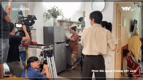 Hậu trường cảnh bà Xuân và Trường trong Gió ngang khoảng trời xanh