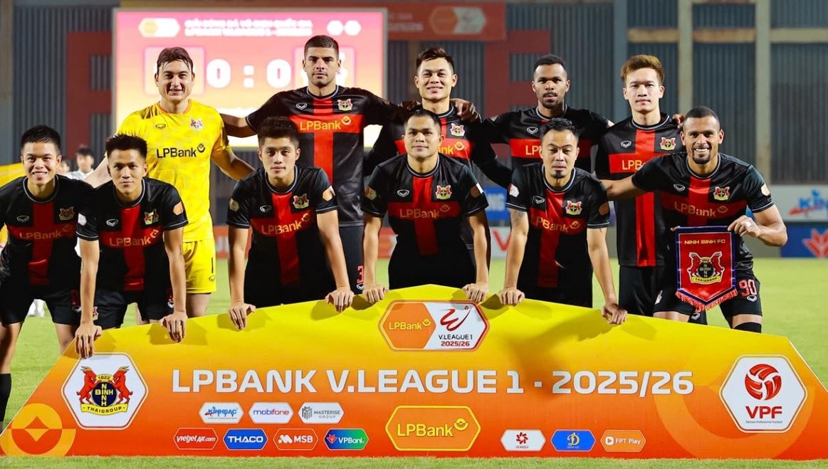 Ninh Bình đang có phong độ cao. Ảnh: Ninh Bình FC.