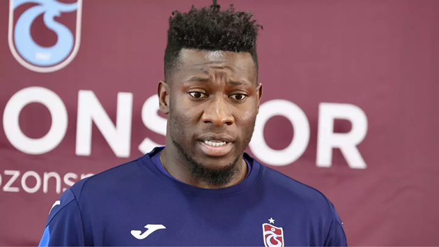 Onana cho thấy những dấu hiệu tích cực trong màu áo Trabzonspor.