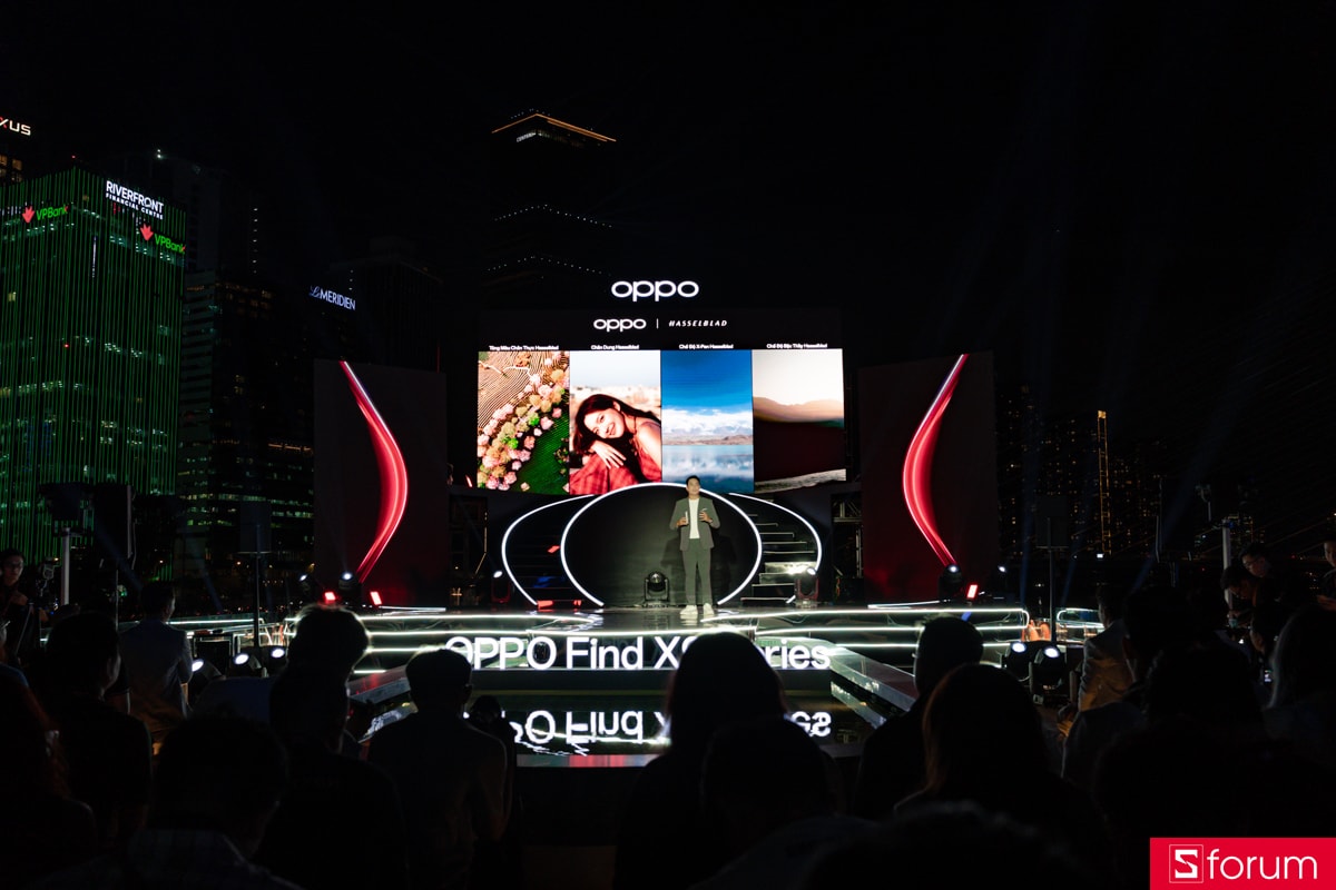 Không gian sự kiện ra mắt trên du thuyền của OPPO