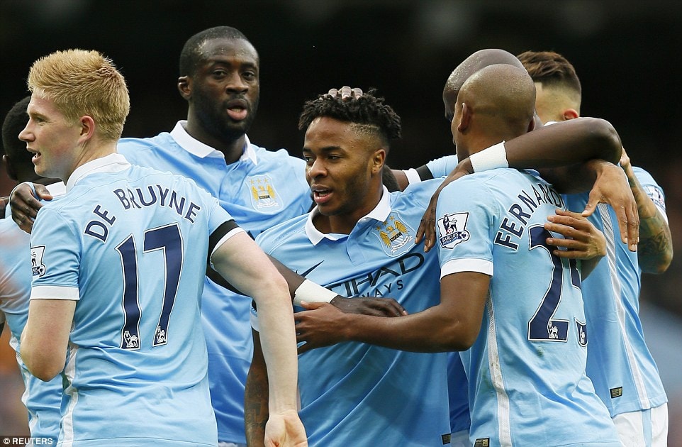 Manchester City 5-1 Bournemouth: Raheem Sterling nets stunning hat-trick as Manuel Pellegrini's men put Cherries to the sword | Daily Mail Online