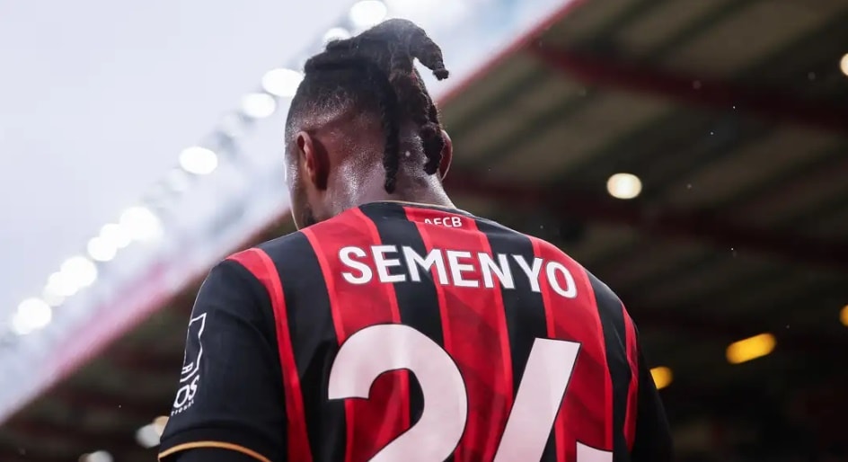 Semenyo đang tỏa sáng trong màu áo Bournemouth.