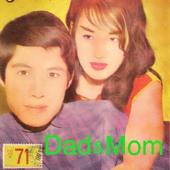 Bố mẹ của Tấn Beo - Tấn Bo: Nghệ sĩ Tấn Tài và Như Ngọc thời trẻ.