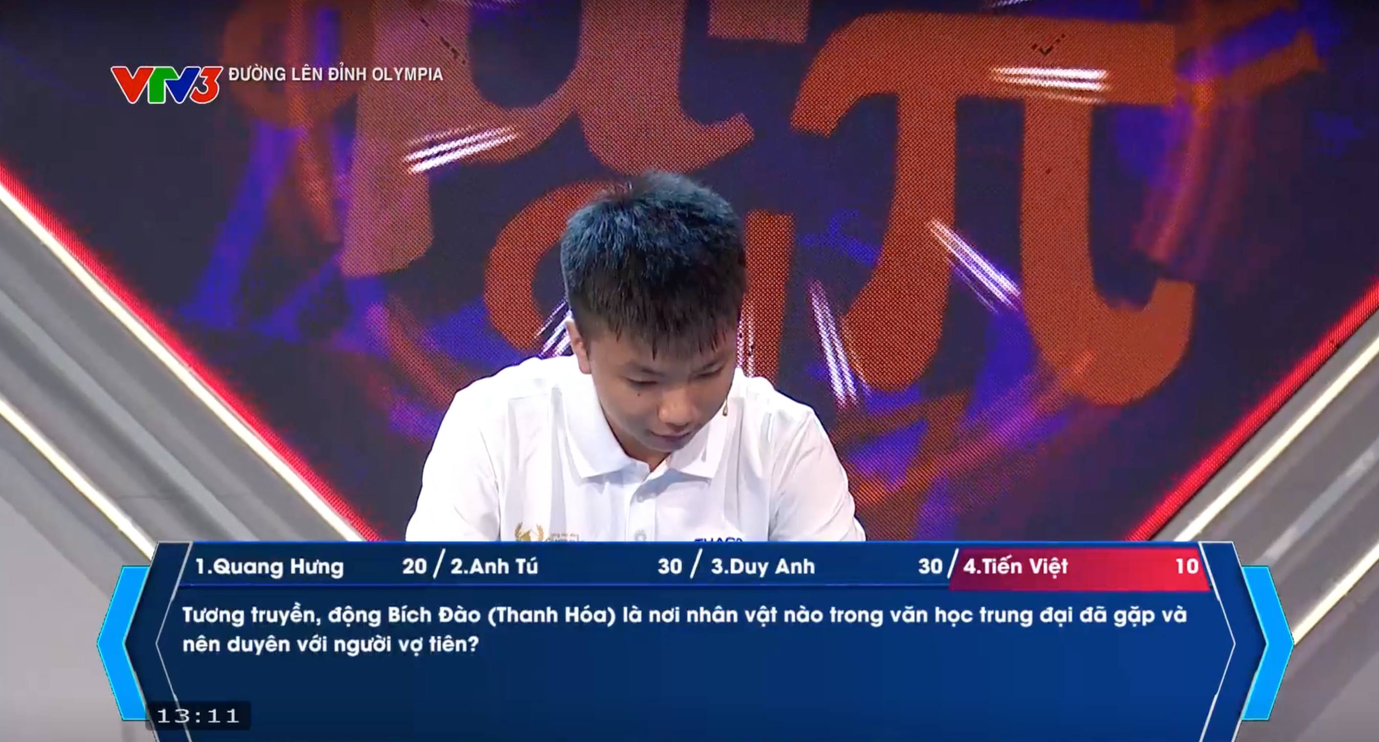 Cuộc rượt đuổi điểm số nghẹt thở mở màn năm thứ 26 Đường lên đỉnh Olympia - Ảnh 1.