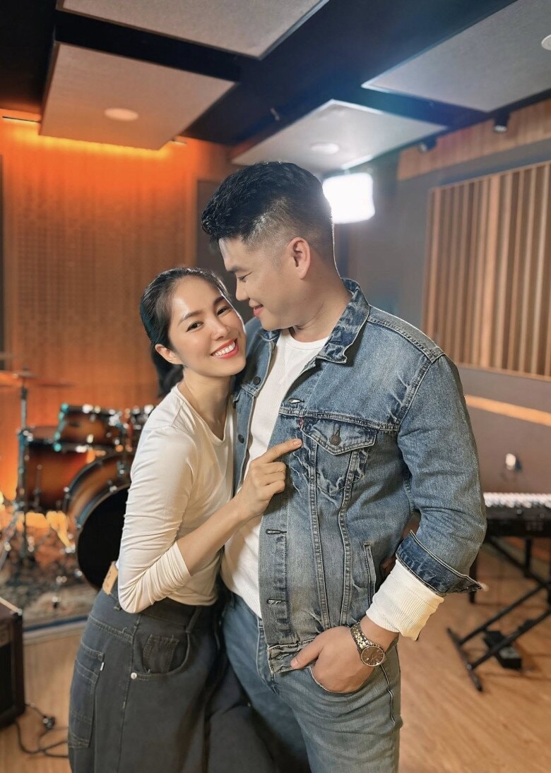 Cuộc sống hôn nhân của Lê Phương và Trung Kiên viên mãn.