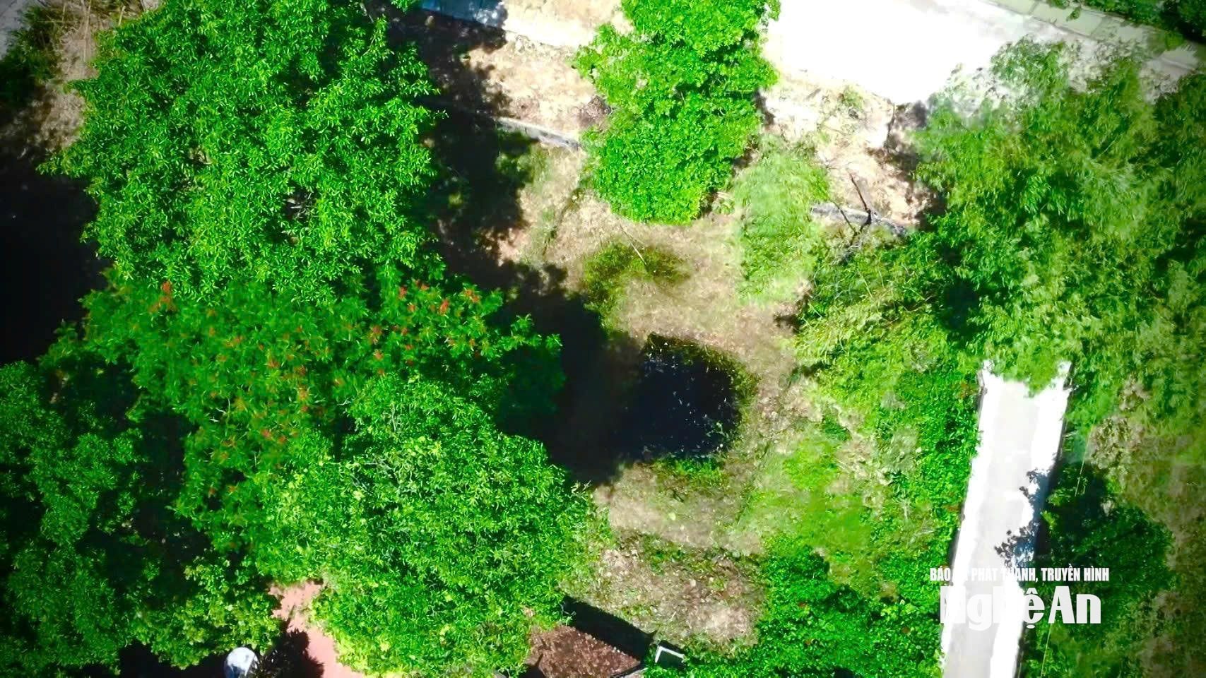 Phế tích Nhạn Tháp bên sông Lam.