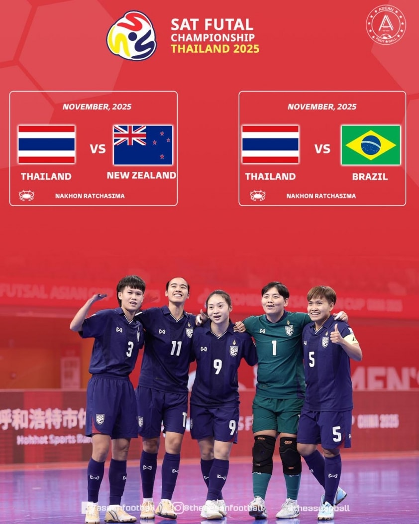 Thái Lan so tài Brazil ngay trước thềm SEA Games 33 733393