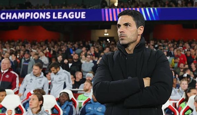 Mikel Arteta nhiều khả năng sẽ xoay tua đội hình ở Champions League.