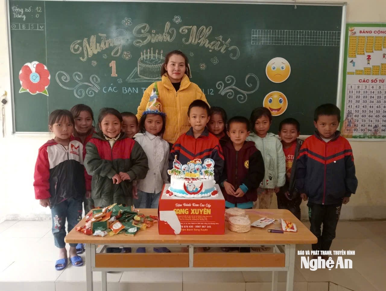 cô Niệm - Với tình yêu của một người mẹ cô Niệm dành những gì tốt nhất cho học trò của mình Ảnh NPV