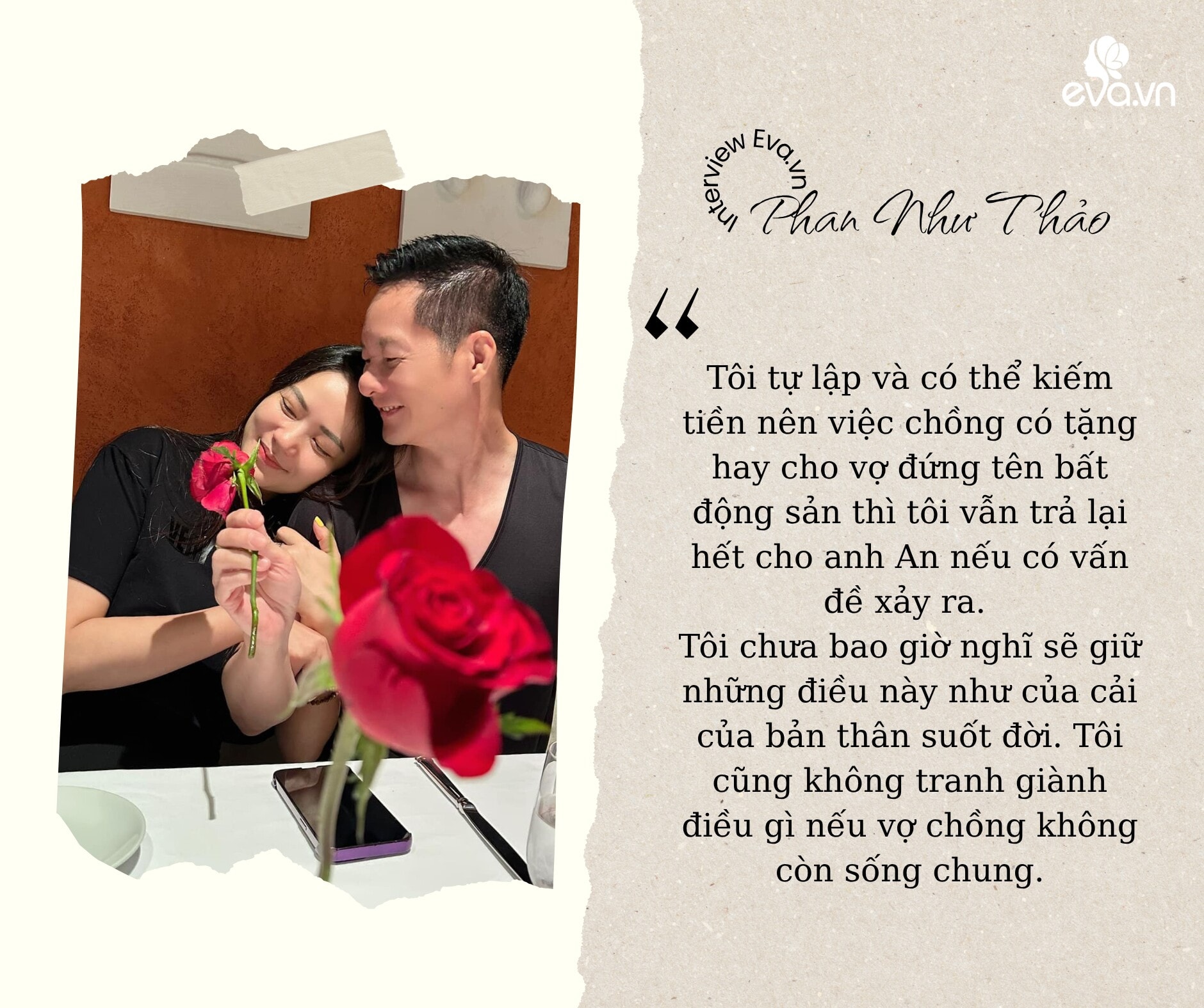 Phan Như Thảo tuyên bố chỉ giữ dùm tài sản cho chồng dù được đại gia Đức An tặng.