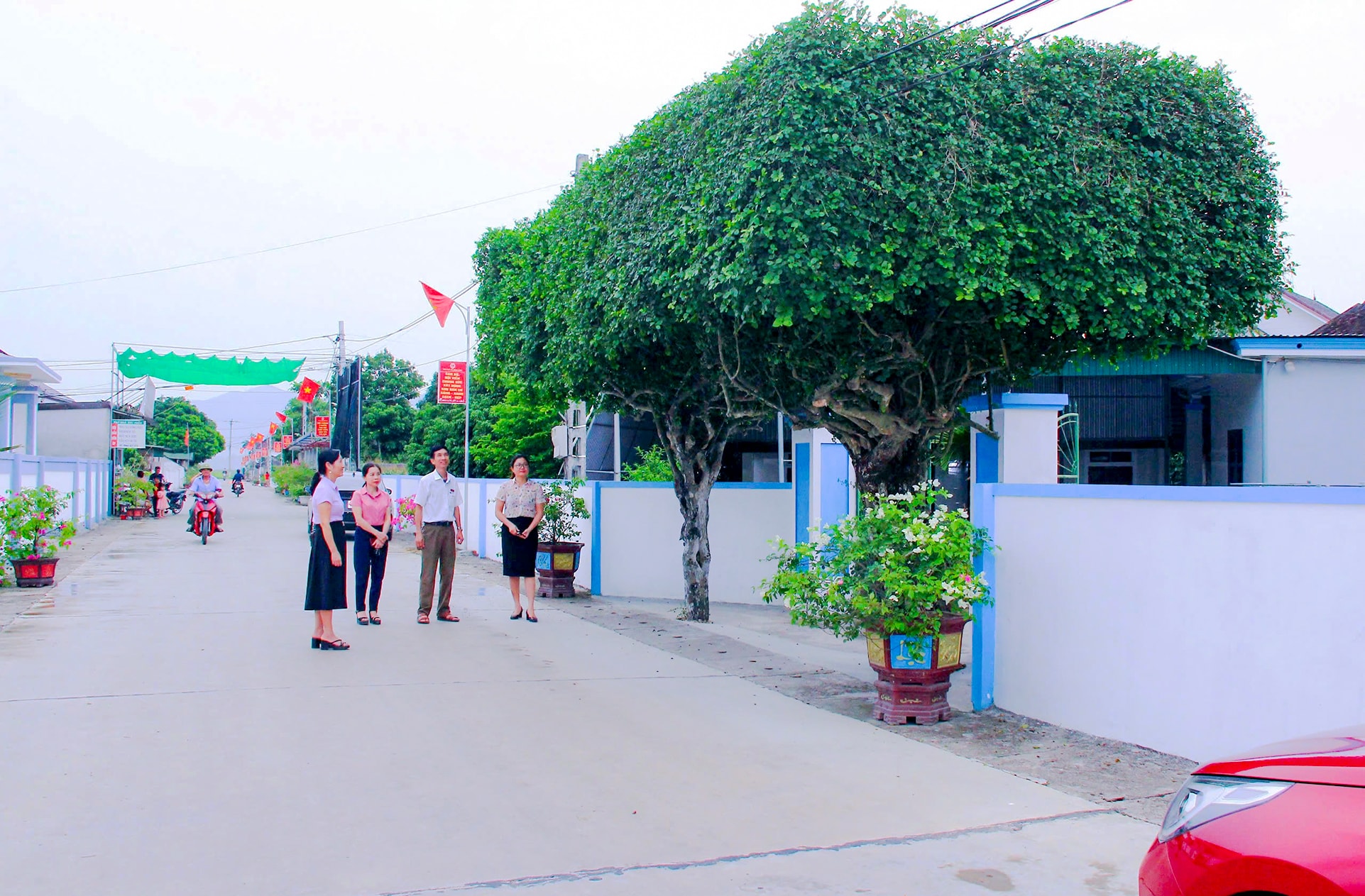 Bộ mặt nông thôn mới tại xã Đại Huệ