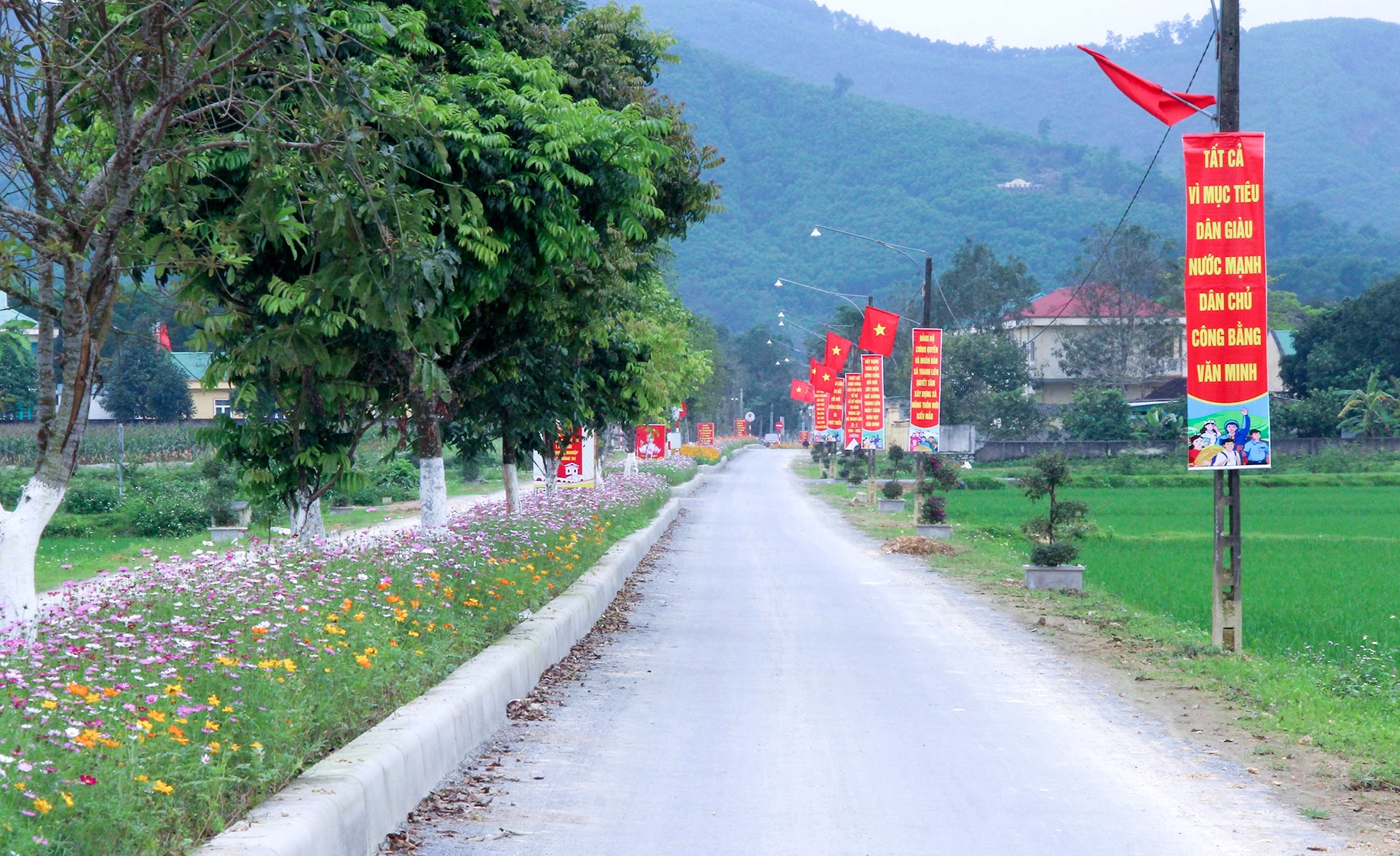 Hệ thống hạ tầng và bộ mặt nông thôn Tam Đồng được đầu tư đồng bộ