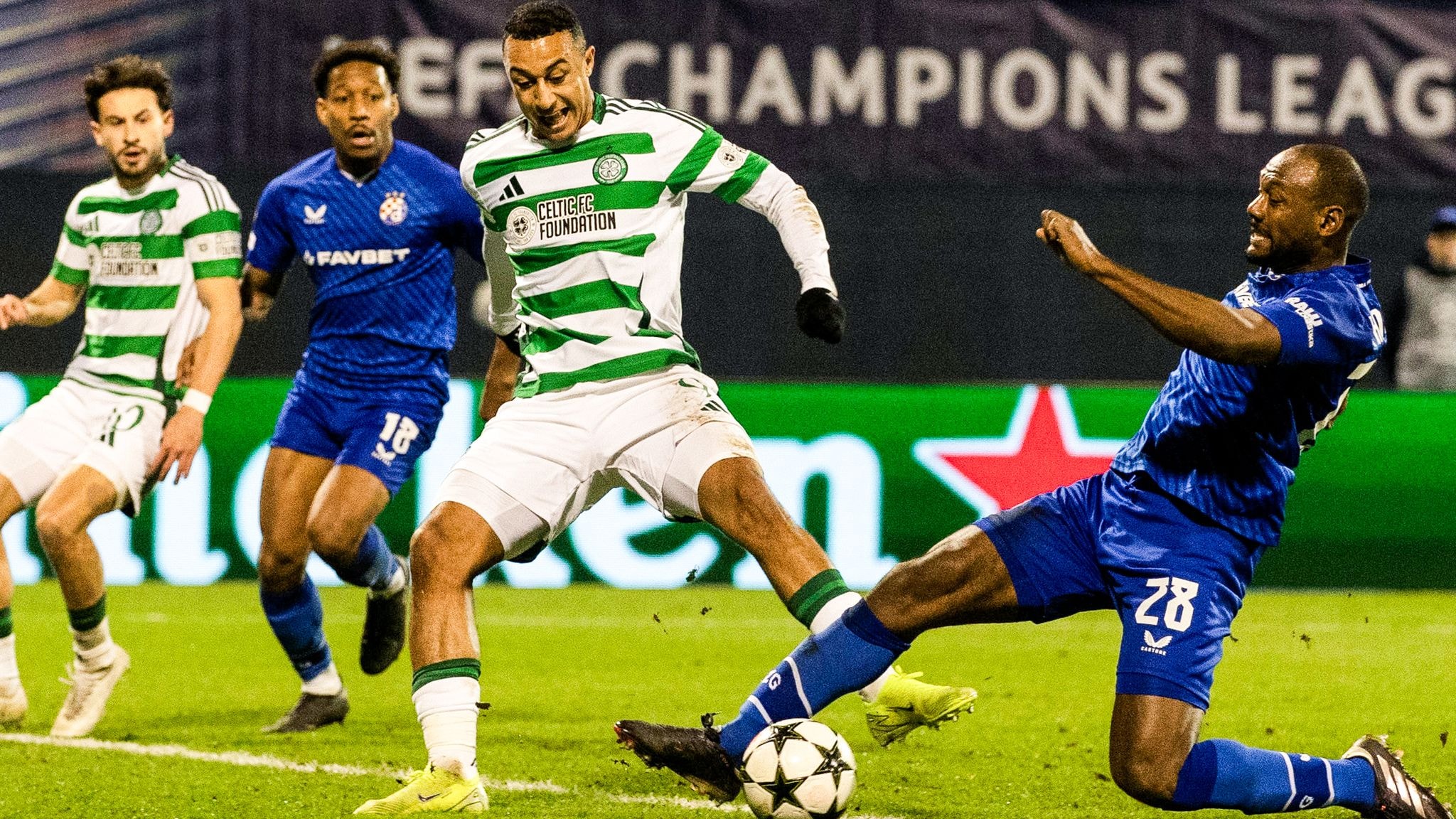 Dinamo Zagreb 0-0 Celtic: Hoops move closer to Champions League knockouts as wait for away win continues | Football News | Sky Sports