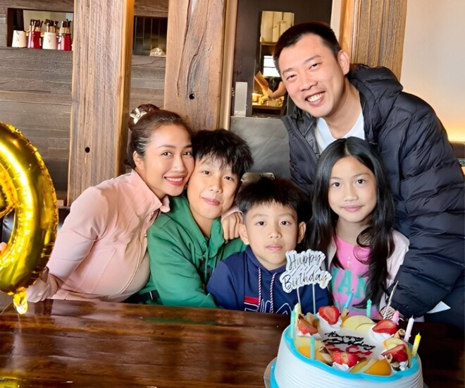 Vợ chồng Ốc Thanh Vân có 3 con đều thuộc thế hệ Alpha.