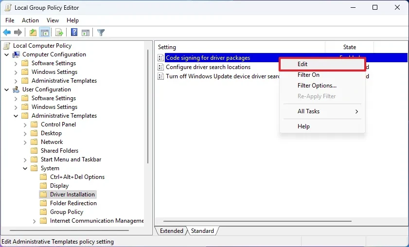 Xác nhận khởi động lại để vào Startup Settings.