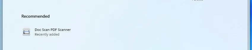 Phần ứng dụng được ghim và đề xuất trên Menu Start mới.