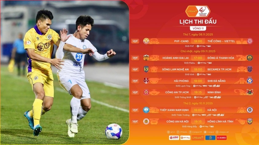 Vòng 11 V-League 2025/26: Tuyệt đỉnh gay cấn! 736933