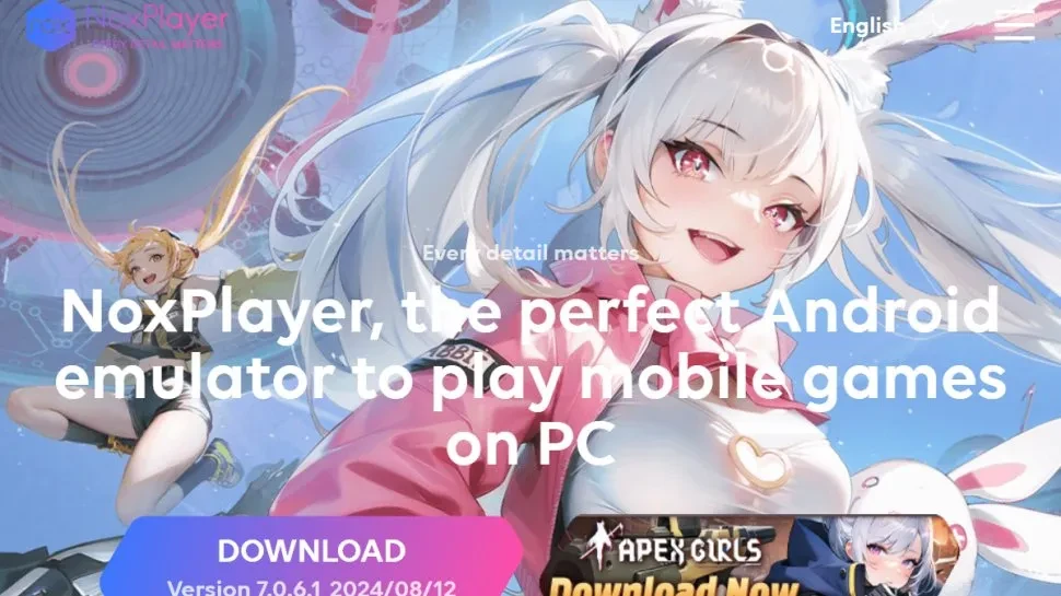 NoxPlayer với các tùy chọn điều khiển linh hoạt.