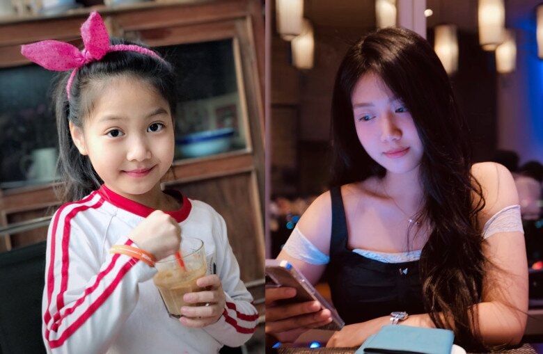 Cô bé đáng yêu ngày nào giờ ra dáng thiếu nữ trưởng thành.