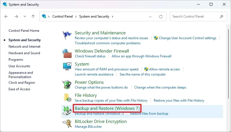 cach tao ban sao luu day du vao o cung mang tren Windows 11 1013