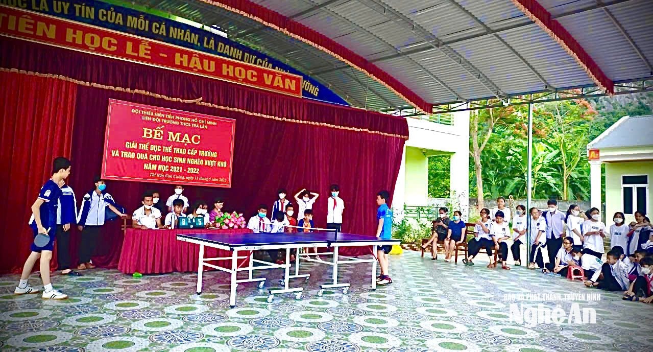  Không khí sôi nổi tại giải bóng bàn cấp trường – nơi các em rèn bản lĩnh thi đấu