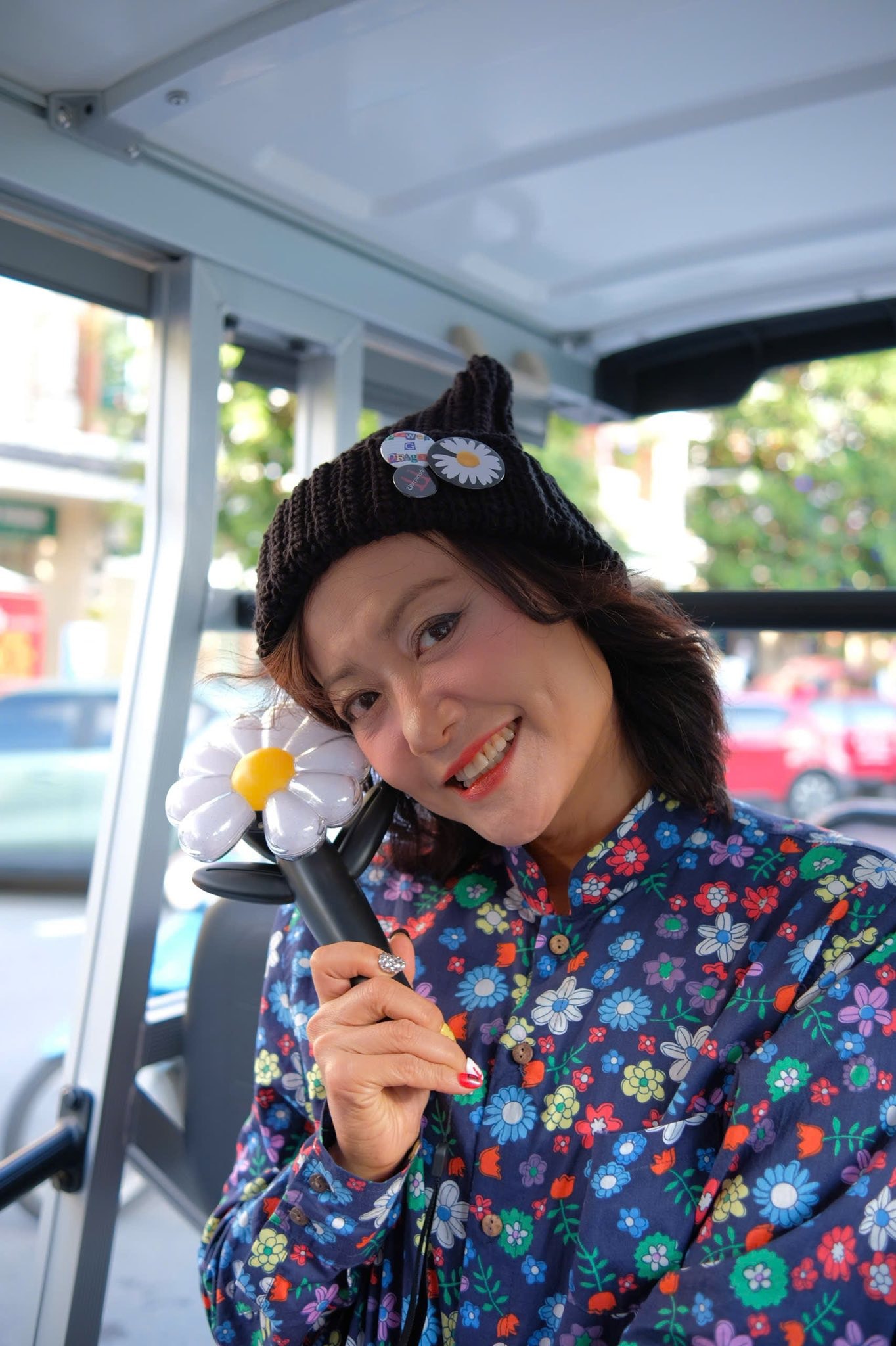 Diễn viên Hồng Ánh lần đầu tiên tham dự một concert âm nhạc lớn.