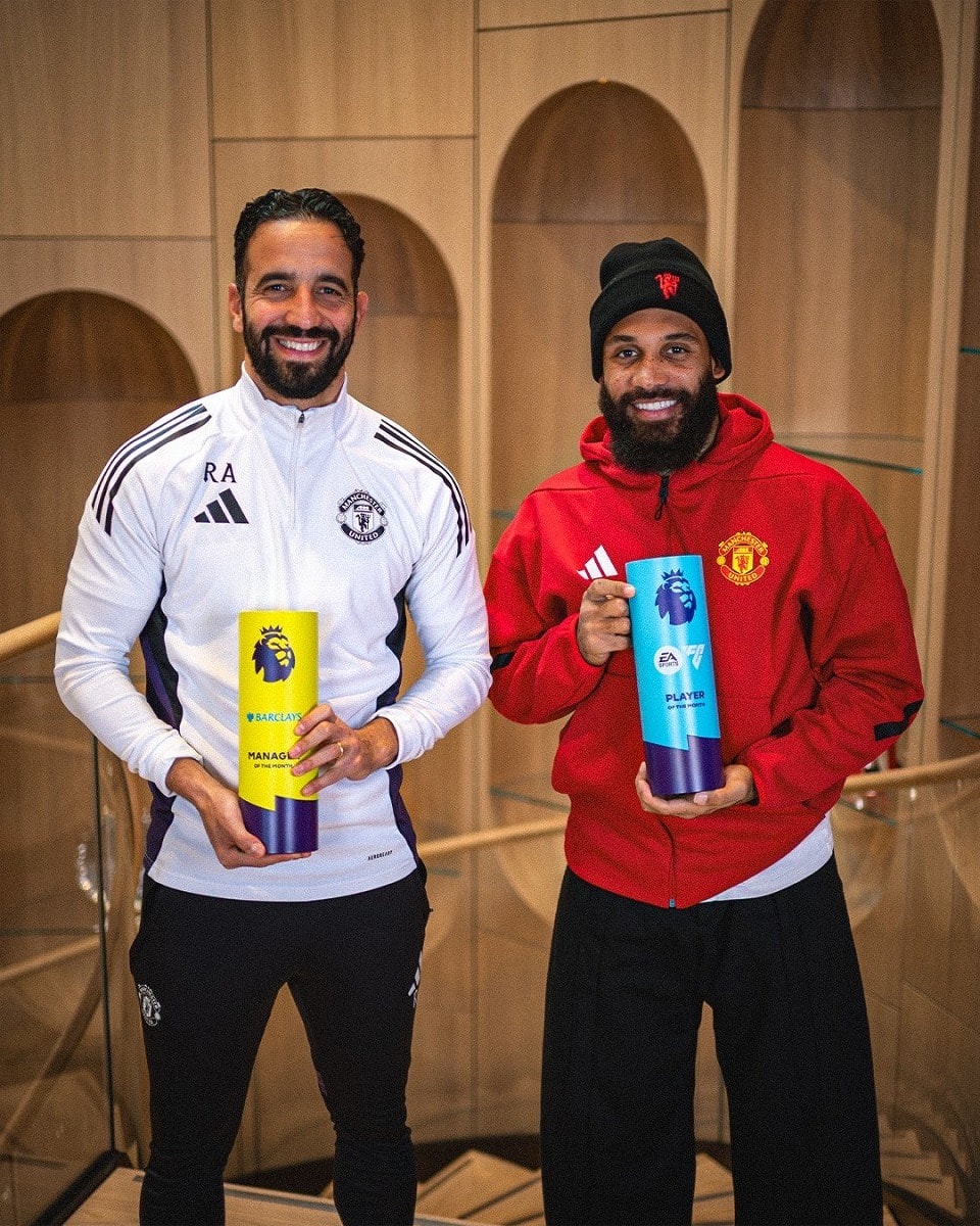 MU giành cú đúp giải thưởng- HLV và Cầu thủ hay nhất tháng 10 giải Ngoại hạng Anh. Ảnh- MUFC