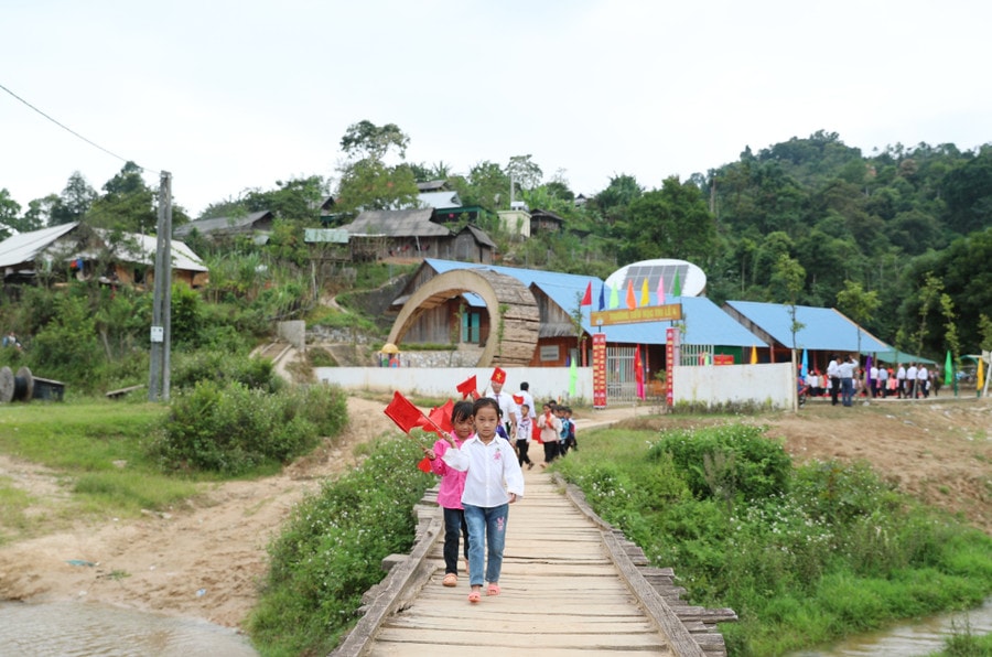 TRỰC TIẾP Lễ khởi công các trường nội trú liên cấp tại các xã biên giới (9h, VTV1) - Ảnh 2.