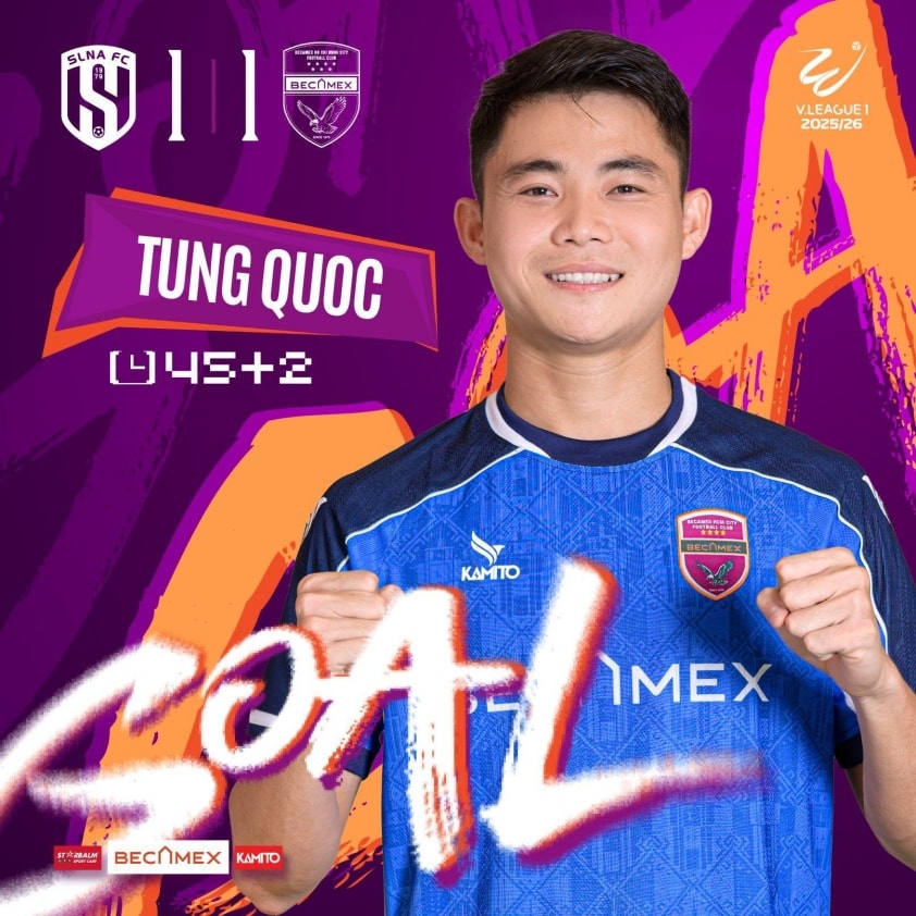 Trực tiếp SLNA 2-1 Becamex TPHCM: Hấp dẫn từng giây 738046