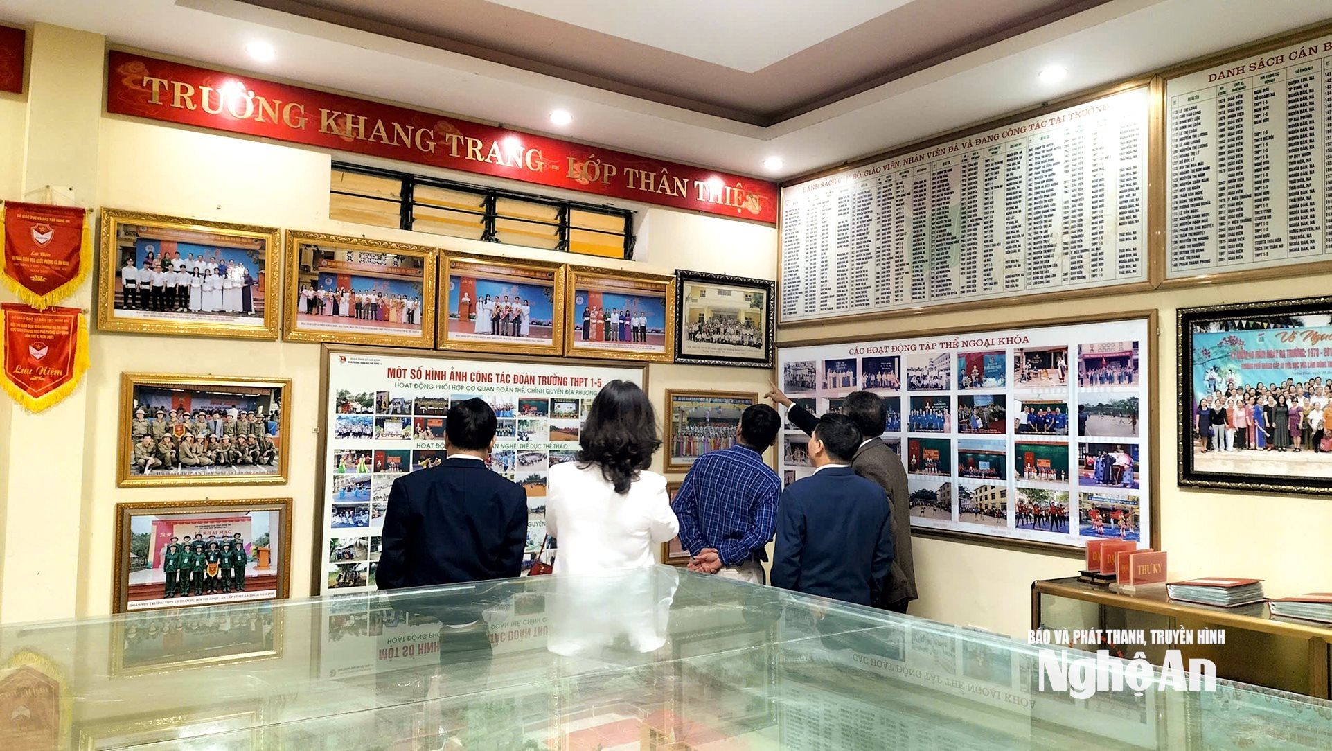 Phòng truyền thống của nhà trường ghi dấu ấn 50 năm xây dựng và phát triển