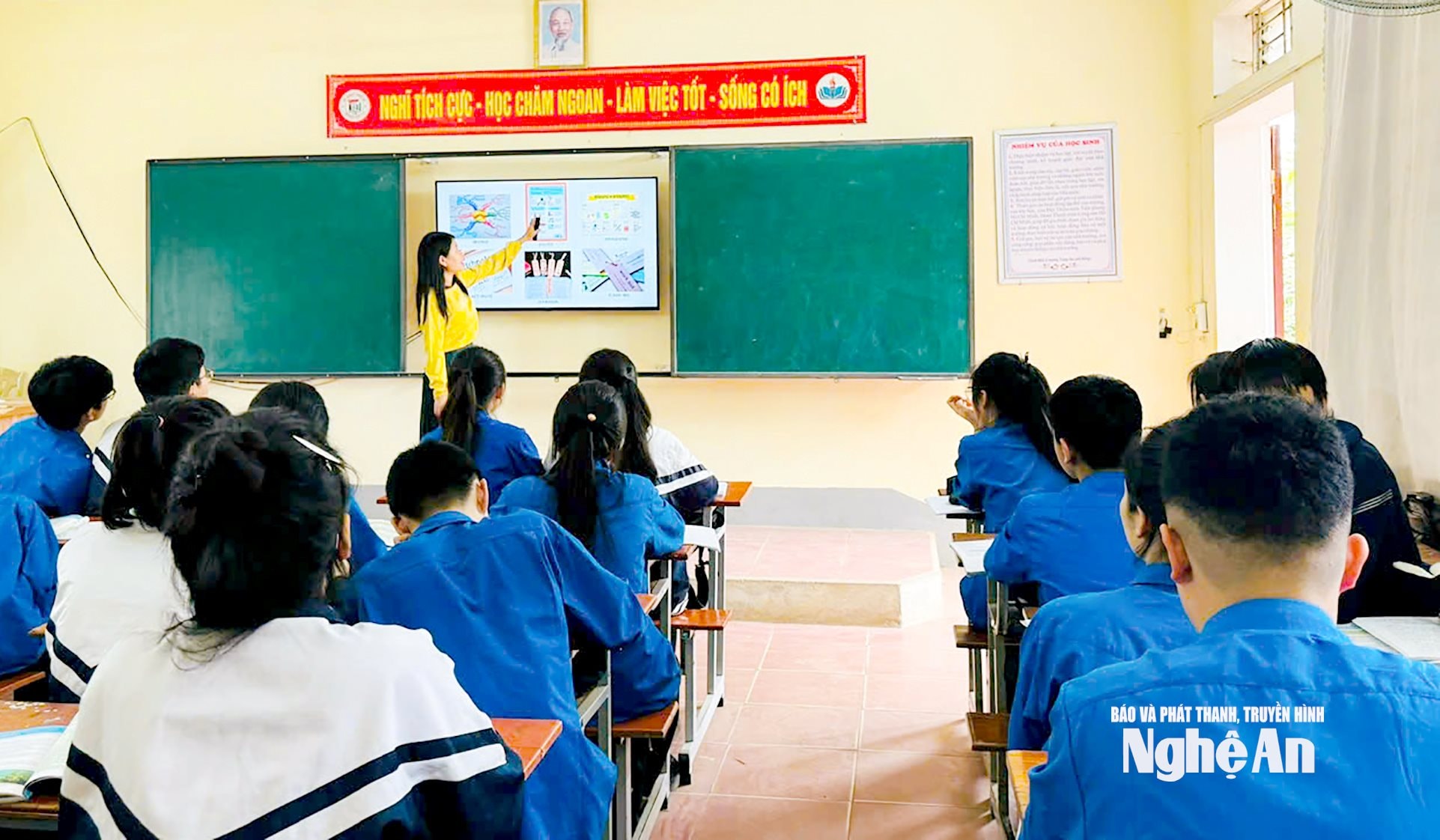 Tiết học của học sinh nhà trường