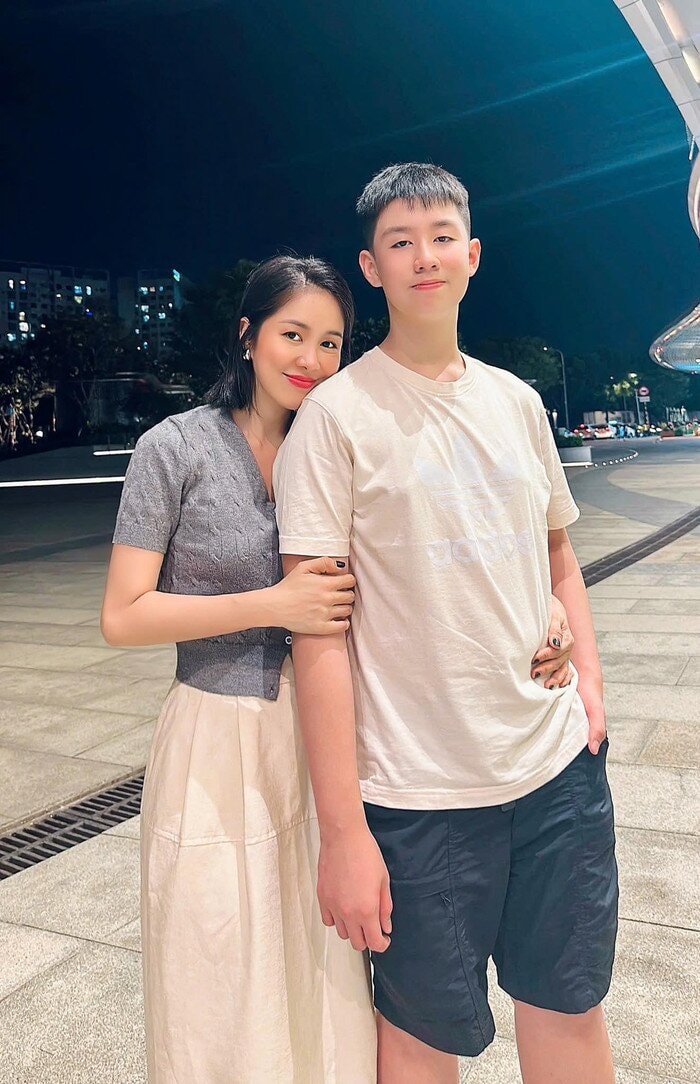 Cà Pháo 13 tuổi nhưng đã đạt chiều cao trên 1m8.